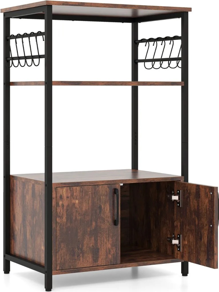 Armário de Cozinha Ravenna com 2 Prateleiras e Armário – Modelo Ravenn