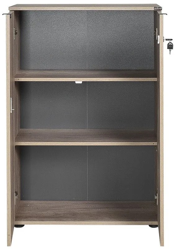 Estante/Arquivador "Biblioteca" - Nogueira Claro - 72x109x34cm - Desig