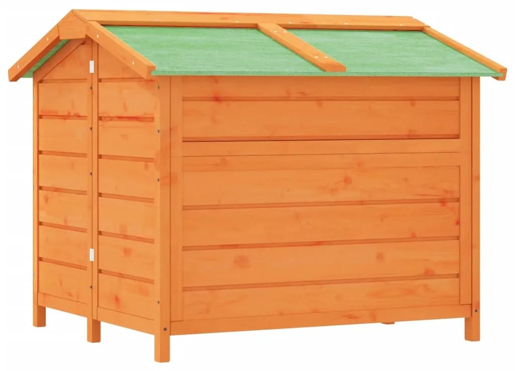 Casota para cães 96x87x80,5 cm pinho maciço castanho
