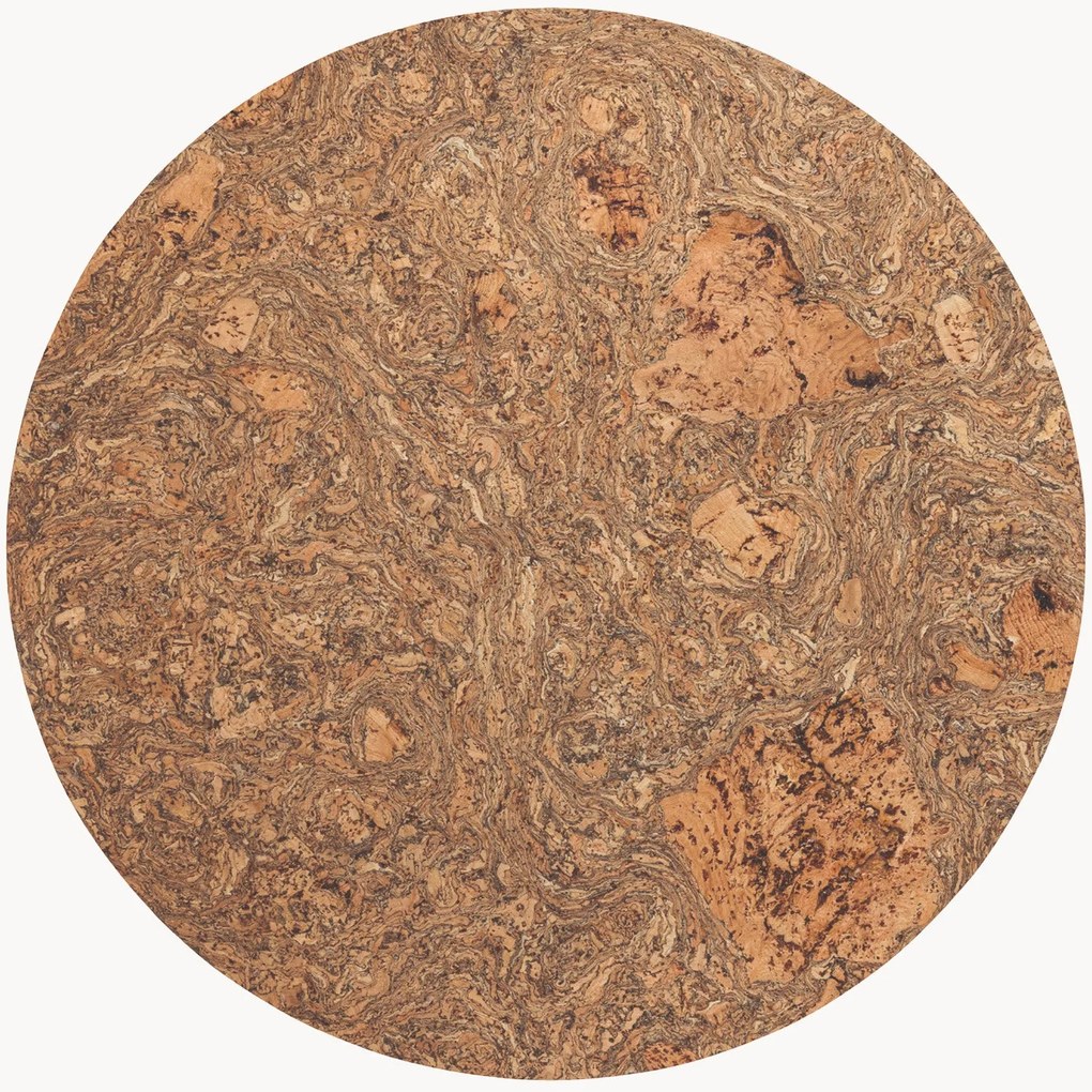 Individuais de mesa redondos em cortiça Iceberg, conjunto de 4