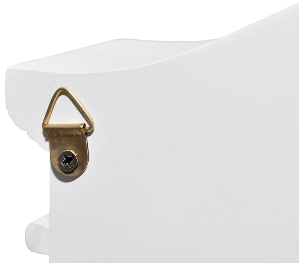 Armário de chaves com moldura para fotografias branco