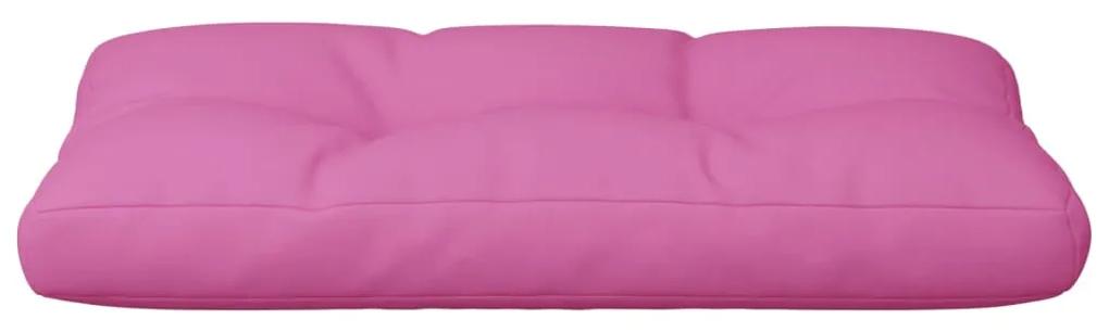 Almofadão para sofá de paletes 80x40x12 cm tecido rosa