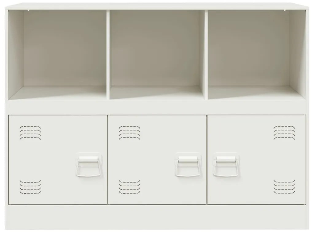 Aparador 99x39x73 cm aço branco