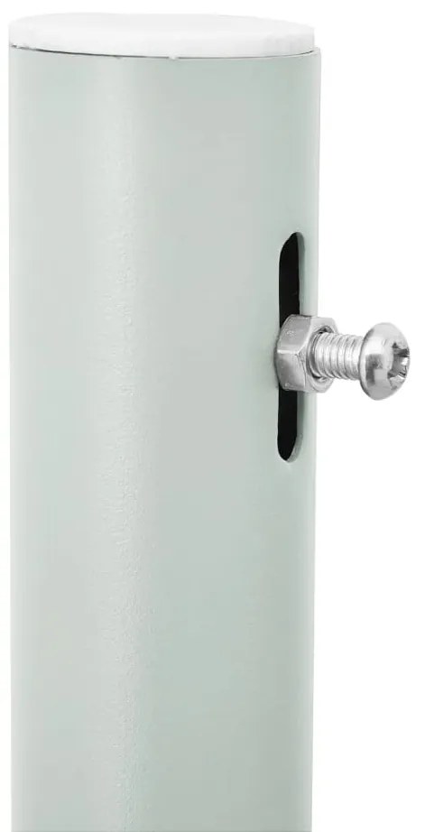 Toldo lateral retrátil para pátio 170x300 cm castanho