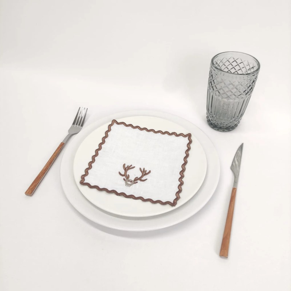 Guardanapo Cocktail Veado Linho JOL