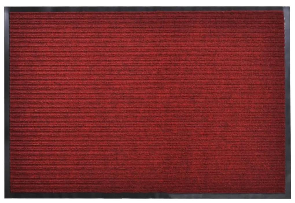 241272 vidaXL Tapete vermelho para porta em PVC 120 x 180 cm