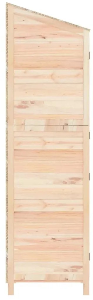 Abrigo de jardim 102x52x174,5 cm madeira de abeto maciça