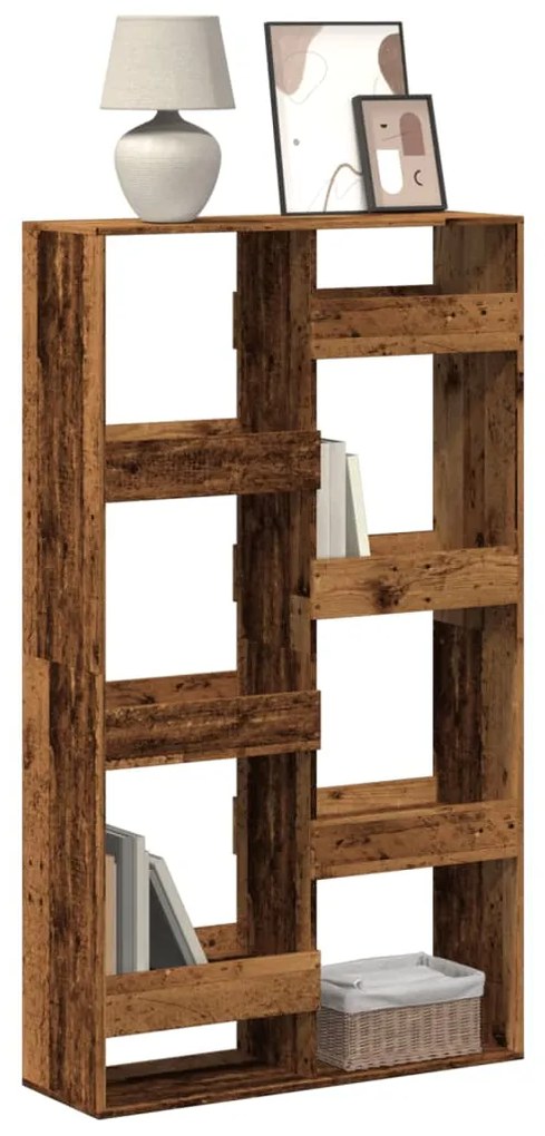 vidaXL Estante 100x33x175 cm derivados de madeira madeira velha