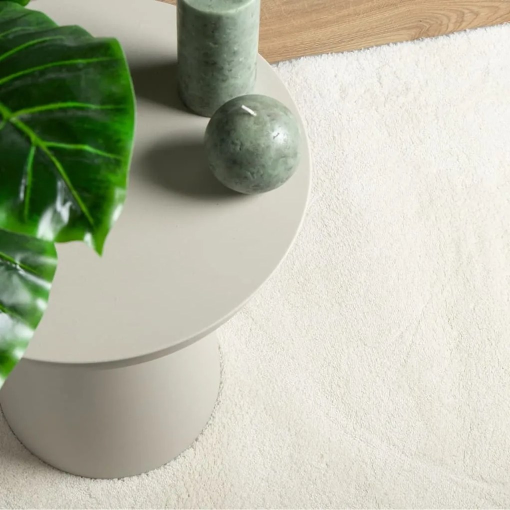 Tapete de pelo curto OVIEDO 240x340 cm creme