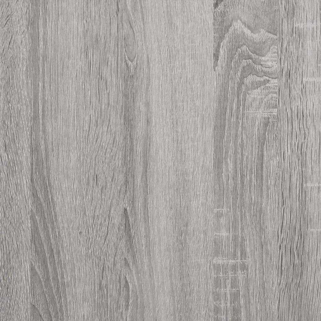 Mesa de cabeceira 40x42x60 cm derivados madeira cinzento sonoma