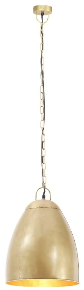 Candeeiro suspenso industrial redondo 25 W 32 cm E27 bronze