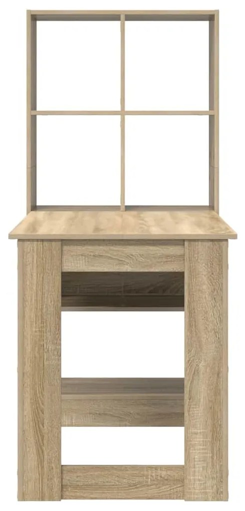 Mesa com prateleira com armazenamento Carvalho sonoma 122 x 67 x 145 c