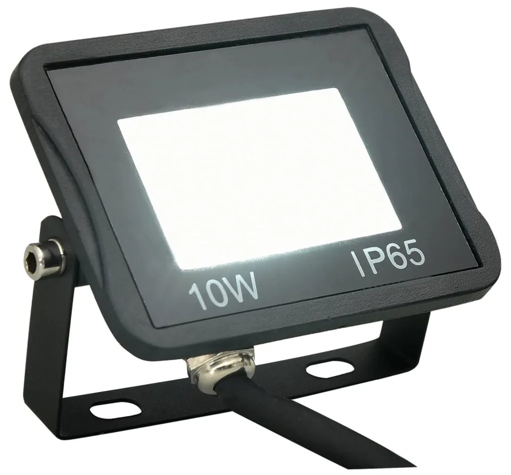 vidaXL Projetor c/ iluminação LED 10 W branco frio