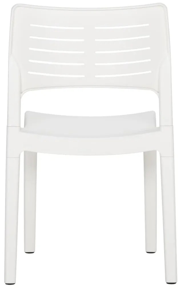 Cadeiras de jardim 2 pcs polipropileno branco