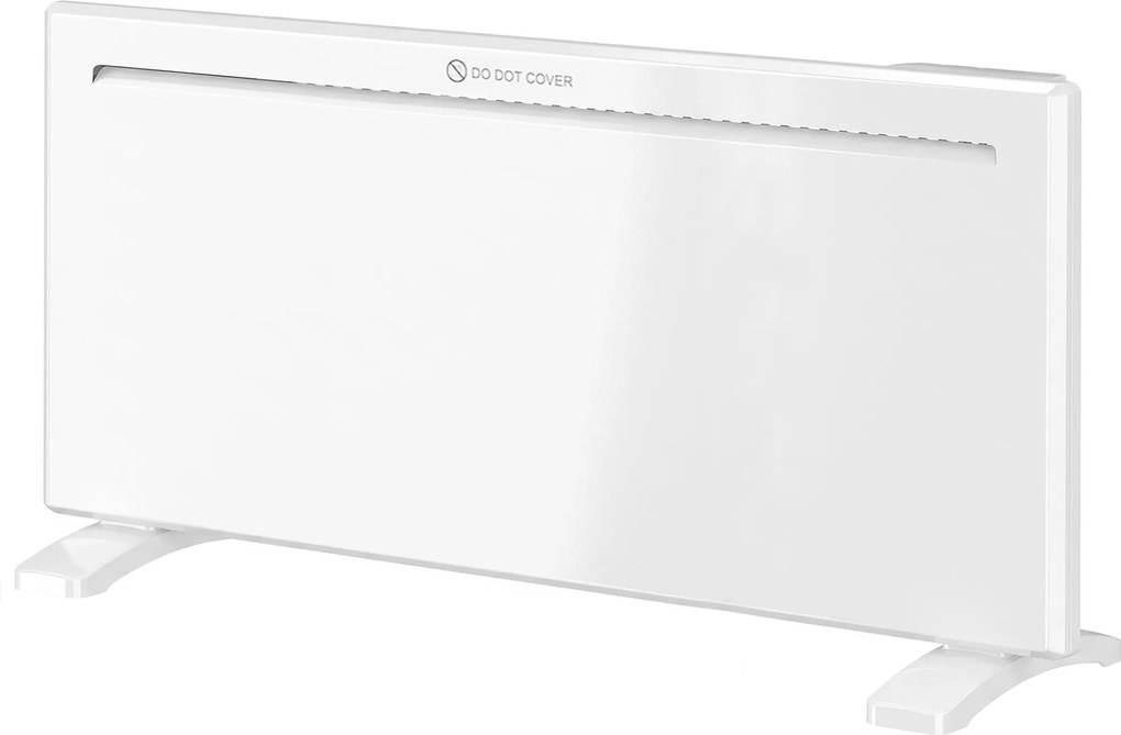 Aquecedor de Painel Inteligente 2000W, Parede ou Chão, Temporizador Semanal, Modo Janela Aberta e Anti-gelo, Branco