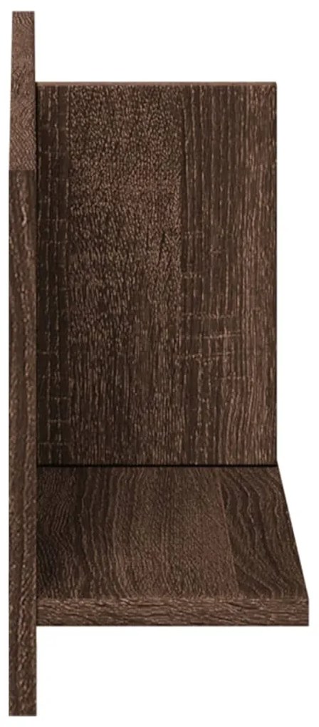 Armário parede 70x16,5x30 cm deriv. madeira carvalho castanho