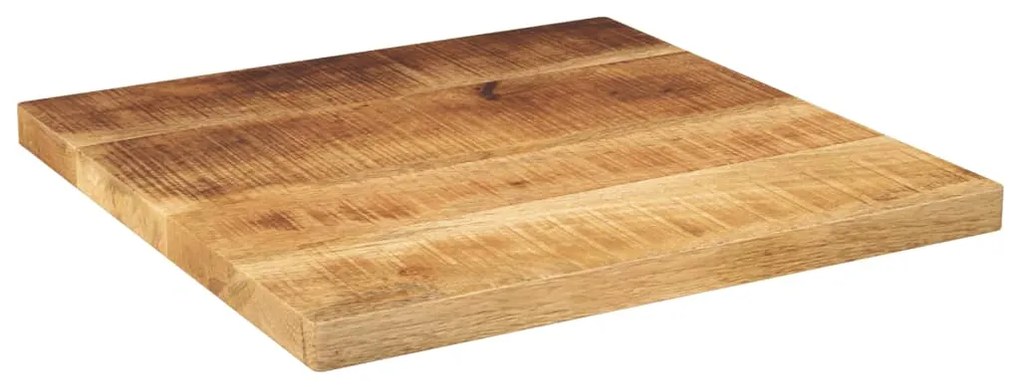Tampo de mesa quadrado 50x50x2,5 cm mangueira áspera maciça