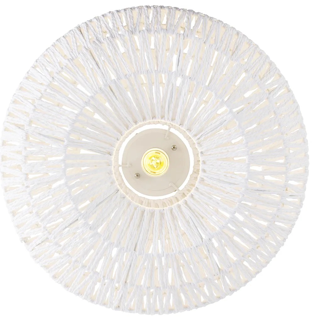 Candeeiro de teto retro inteligente branco com Wifi A60 - Lina