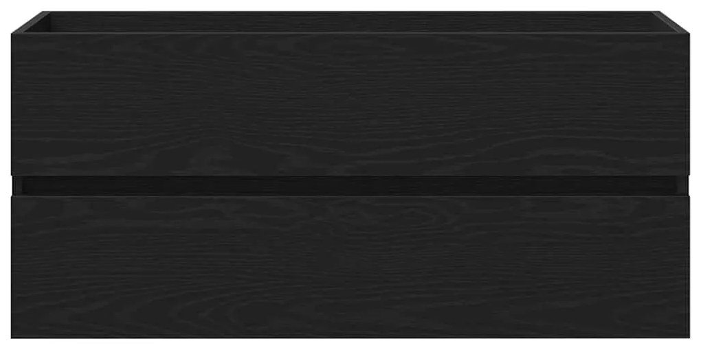 Móvel lavatório 100x38,5x45 cm deriv. madeira carvalho preto