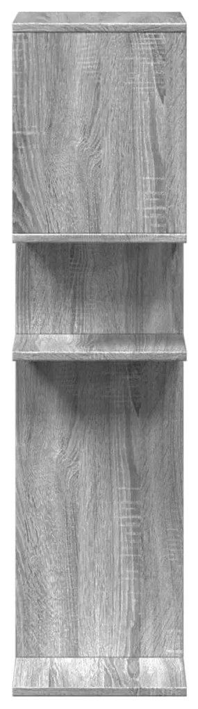 Estante divisória 92x29x112 cm derivados madeira cinza sonoma