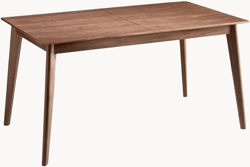 Mesa de jantar extensível em madeira Lisboa, 150-200 x 85 cm