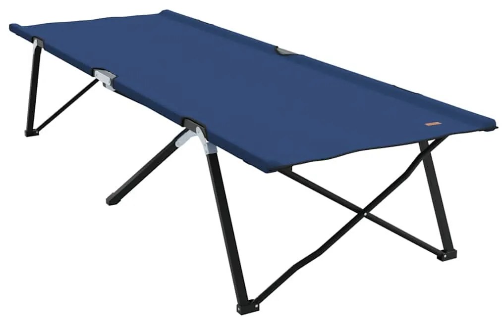 Cama Dobrável com Bolsa Azul em Tecido Oxford 600D