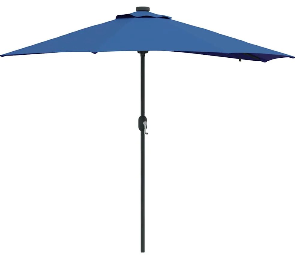 Guarda-sol de Jardim Azul 294 x 150 x 223 cm tecido