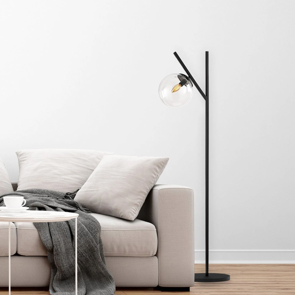 Candeeiro de Pé Fork – Preto – 31 x 45 x 152 cm