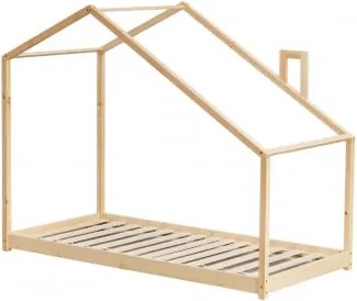 Cama Para Colchão De 90cm Em Madeira Abbin Kids Madeira Natural & 90 X 190 Cm & Sem Colchão - Sklum