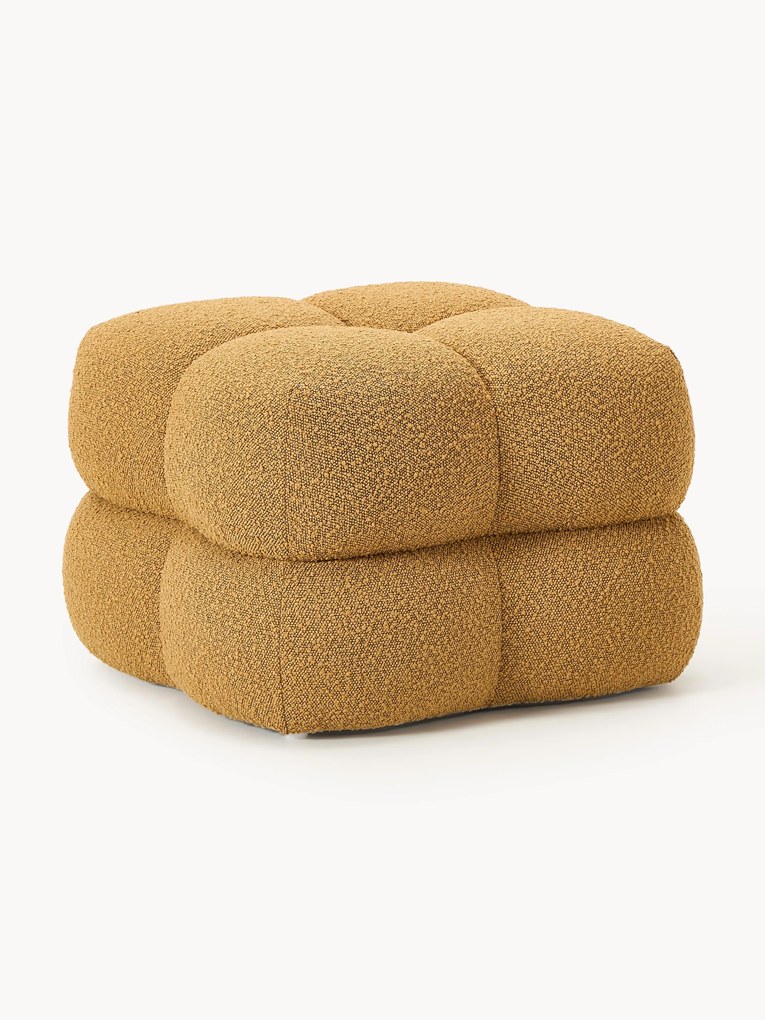 Bouclé Upholstered Stool Ellie