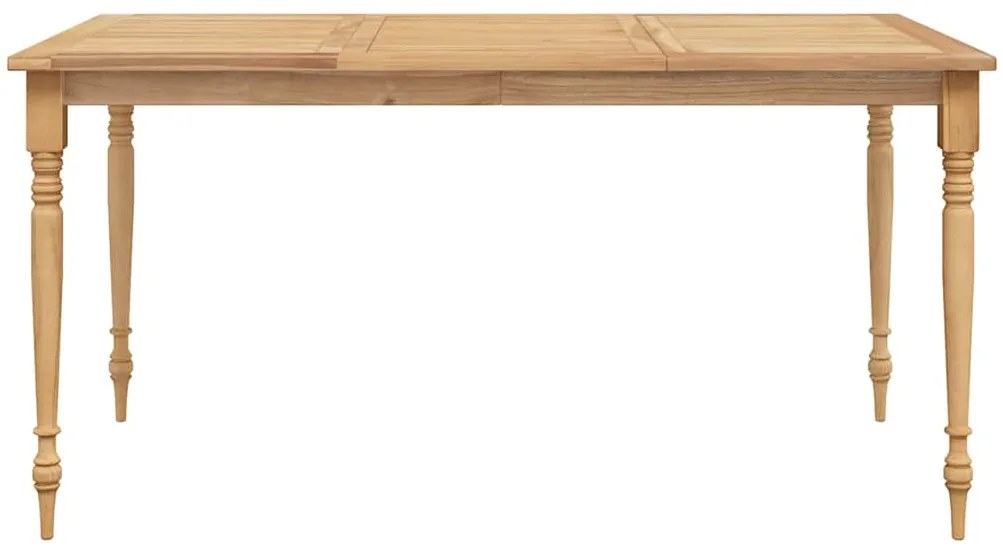Mesa de bar dobrável 90x65x105 cm madeira de teca maciça