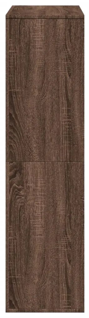 Estante 100x33x125,5 cm derivados de madeira carvalho castanho