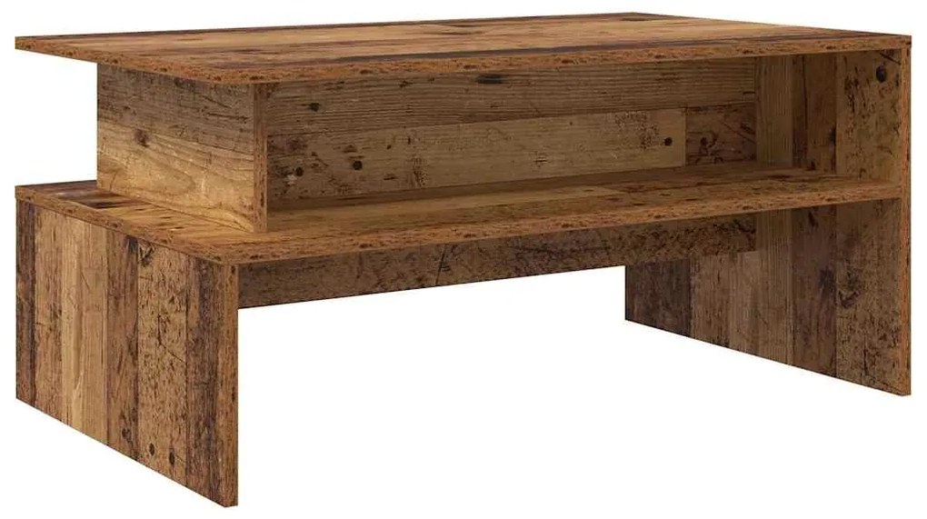 Mesa de centro com prateleira Outros Madeira antiga 90 x 55 x 42.5 cm