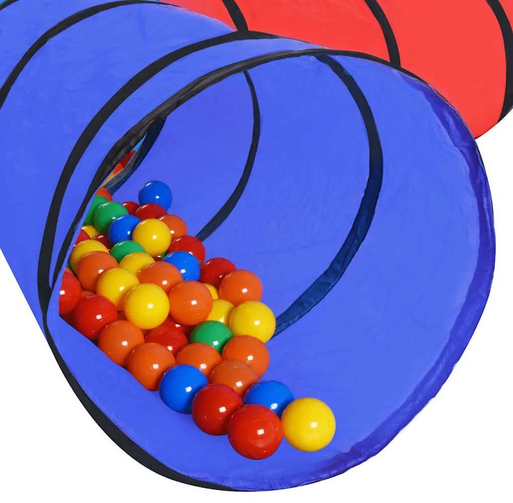 Túnel de brincar infantil c/ 250 bolas multicor