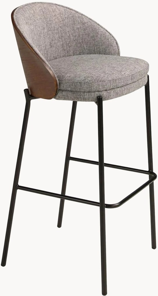 Cadeira de bar estofada Virginia