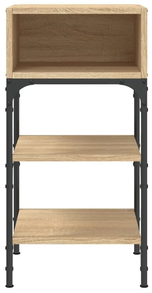 Mesas cabeceira 2pcs 35x34,5x70cm deriv.madeira carvalho sonoma