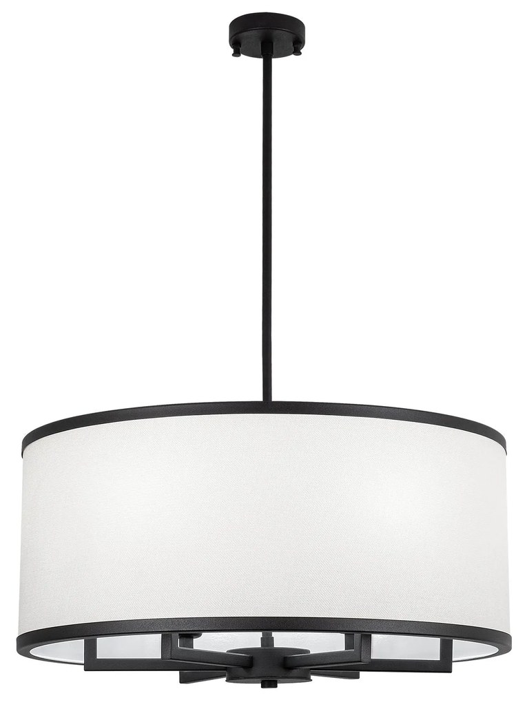 Candeeiro de Teto Way – Preto e Branco – 60 x 60 x 83 cm