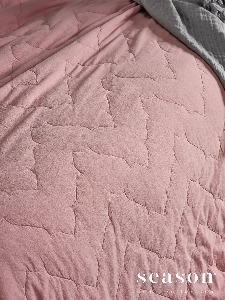 COLCHA LOVER / Rosa: colcha 200x270 cm ( largura x comprimento ) +  1  almofada cheia 50x70 cm