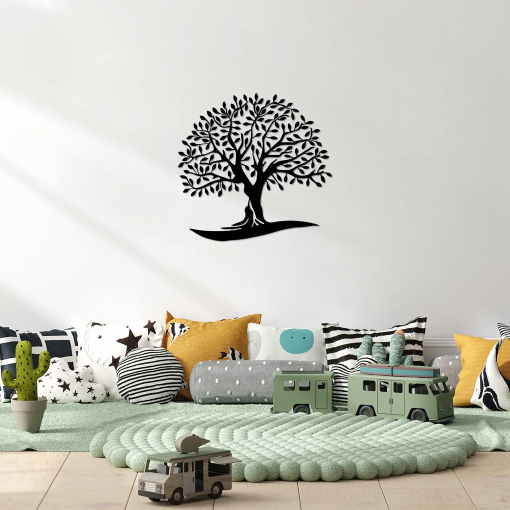 Acessório Decorativo de Parede Monumental Tree 21 – Preto – 64 x 66 cm