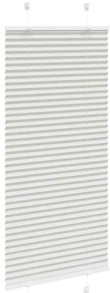 Cinzento Luz Plissada Cega 65x150 cm Largura Tecido 64,4 cm