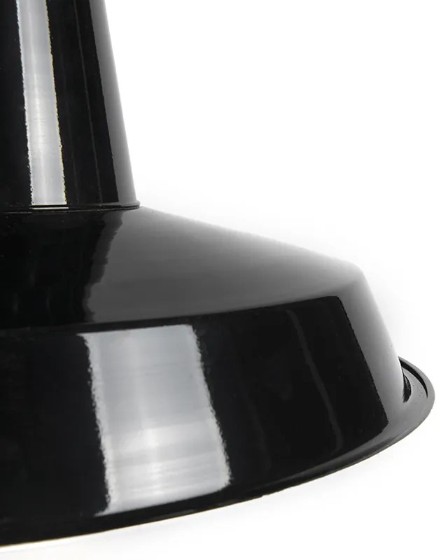 Candeeiro de suspensão industrial preto - Warrior Industrial,Retro