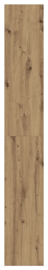 Estante Carvalho Artesanal Madeira Sólida 100 x 30 x 198 cm