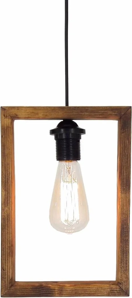 Chandelier Ahsap – Nogueira – 20 x 4,5 x 80 cm