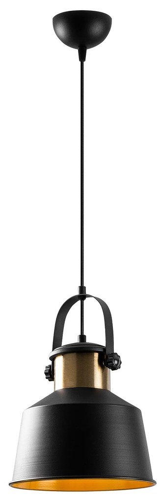 Candeeiro de Teto Dodo – Preto – 26 x 26 cm