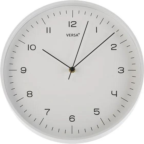 Relógio de Parede Plástico (4,5 x 31,5 x 31,5 cm) Branco