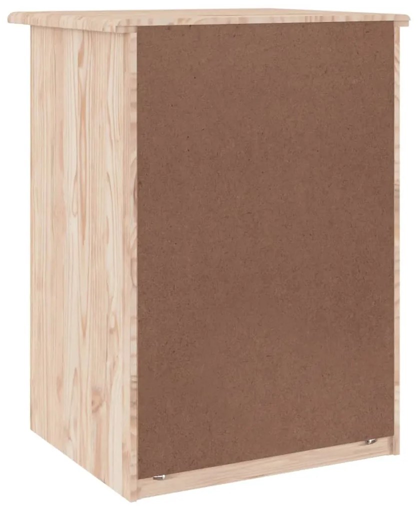 Mesa de cabeceira ALTA 41x35x55,5 cm madeira de pinho maciça