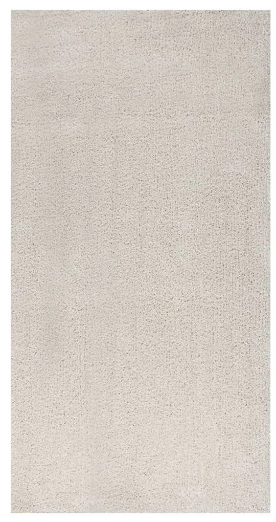 vidaXL Tapete shaggy de pelo alto 80x150 cm cor creme