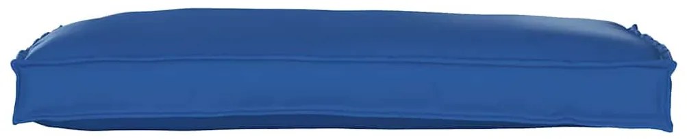 Almofadas de Palete para Banco 2 pcs Azul Royal 100x40x8 cm Tecido Oxf