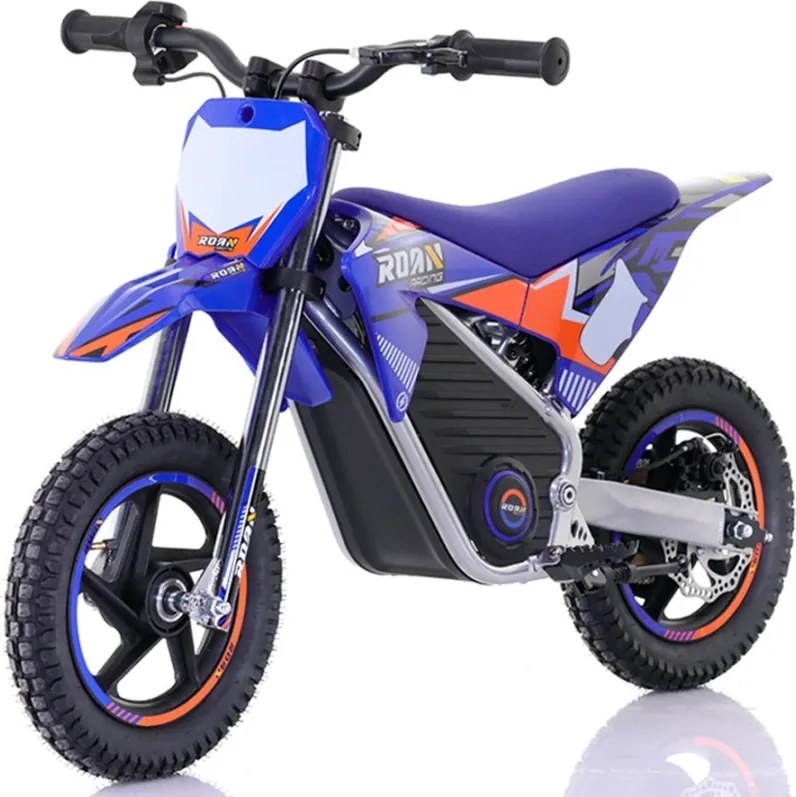 Mini moto eléctrica Warrior 150W MX150 12/12 Até 15 km/h C/ Limitador Azul