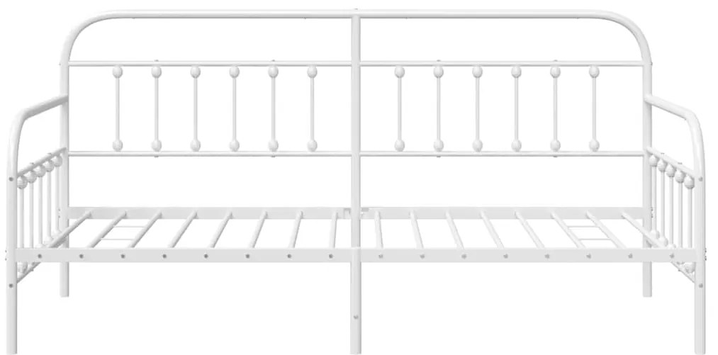 Estrutura de cama vidaXL Branca 90x190 cm Aço